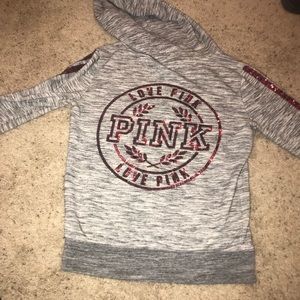 VS pink sweatshirt